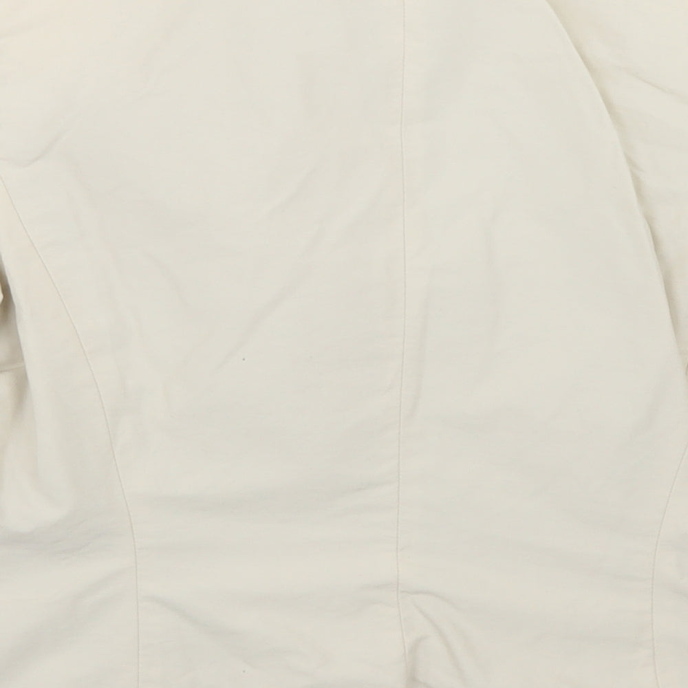 Mexx Womens Beige   Jacket Blazer Size 8  Button