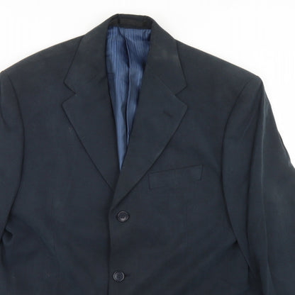 Mens UK Size 40 Marks and Spencer Regular Blue Suit Jacket