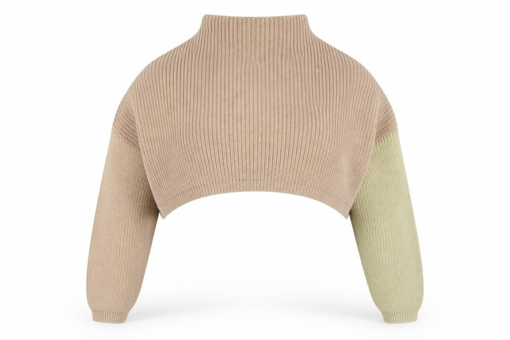 Womens UK Size 6 PRETTYLITTLETHING Brown Pullover Jumper