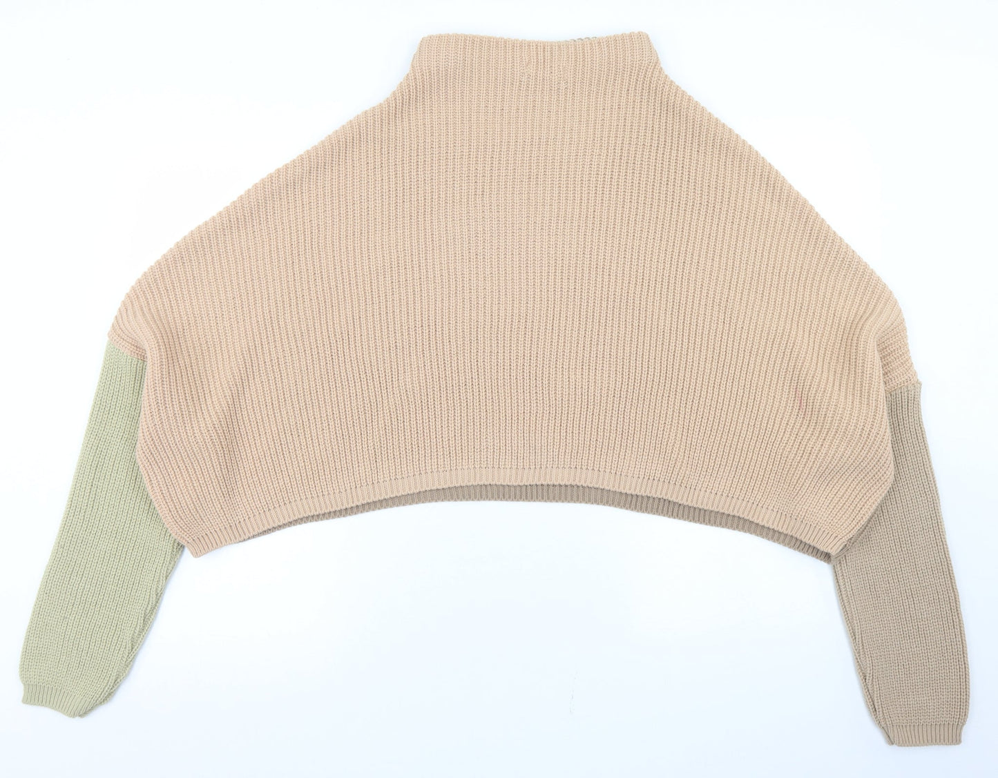 Womens UK Size 6 PRETTYLITTLETHING Brown Pullover Jumper
