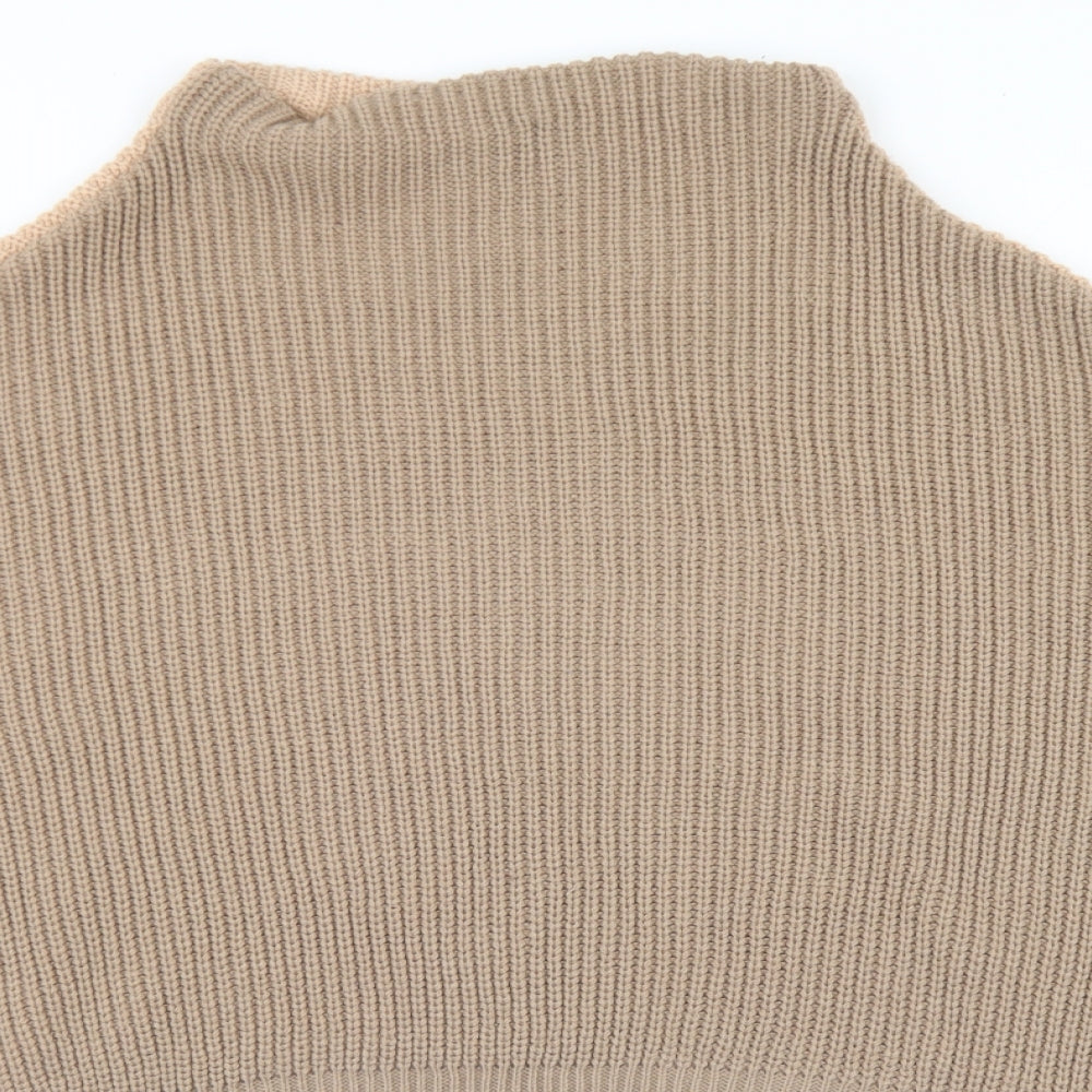Womens UK Size 6 PRETTYLITTLETHING Brown Pullover Jumper