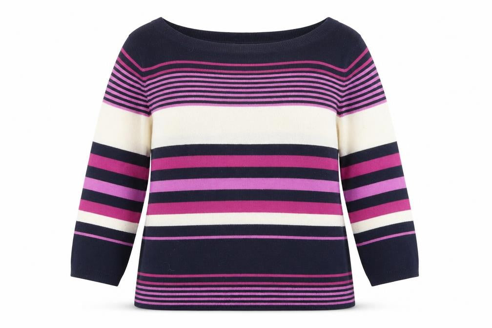 Womens UK Size 14 Papaya Multicoloured Pullover Jumper