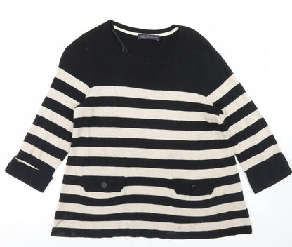 Womens UK Size 14 Marks and Spencer Black Pullover Jumper