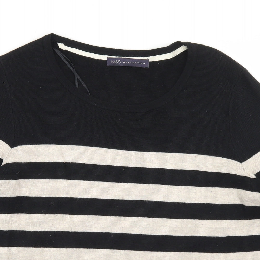 Womens UK Size 14 Marks and Spencer Black Pullover Jumper