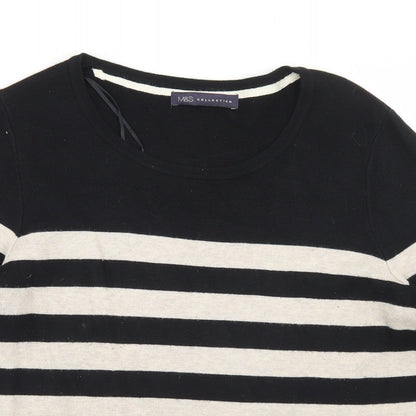 Womens UK Size 14 Marks and Spencer Black Pullover Jumper