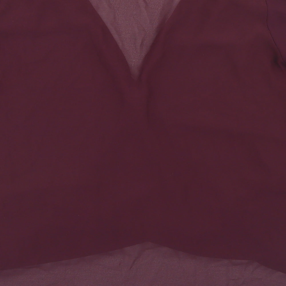 Womens UK Size 8 New Look Purple Basic Blouse