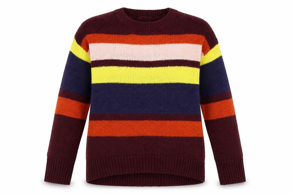 Womens UK Size S New Look Multicoloured Pullover Jumper