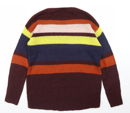 Womens UK Size S New Look Multicoloured Pullover Jumper