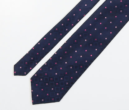 Marks and Spencer Mens Multicoloured Geometric Polyester Pointed Tie One Size