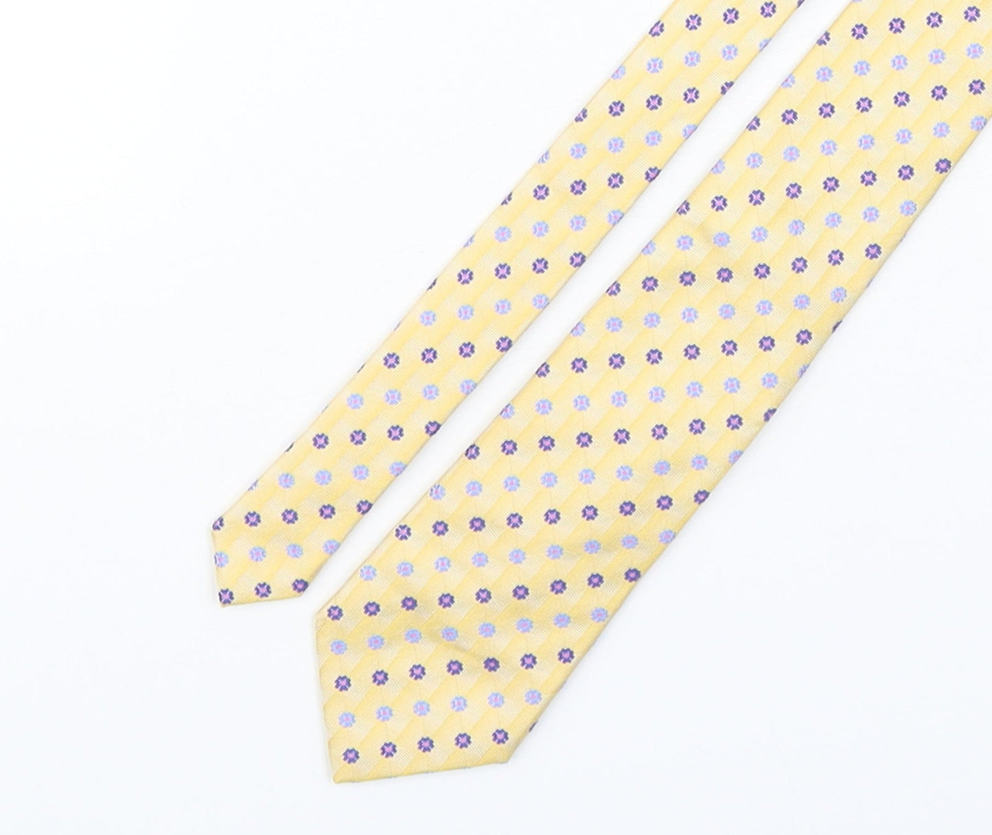 Hathaway Mens Multicoloured Floral Silk Pointed Tie One Size