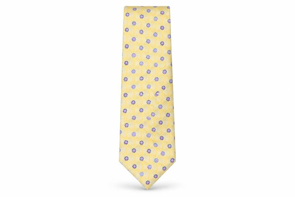 Mens Hathaway Multicoloured Floral  Pointed Tie
