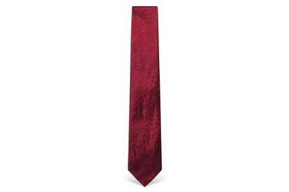 Mens Marks and Spencer Red Striped  Pointed Tie