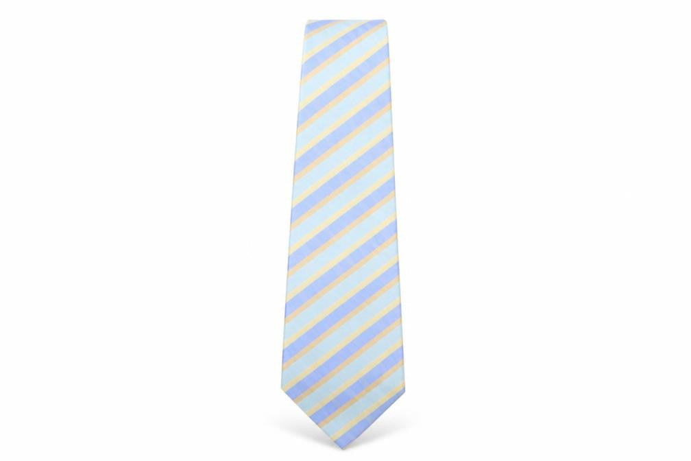 Mens Linea Multicoloured Striped  Pointed Tie