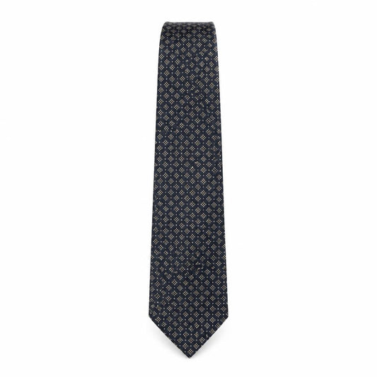 Front view of Next men’s multicoloured polka dot silk pointed tie one size