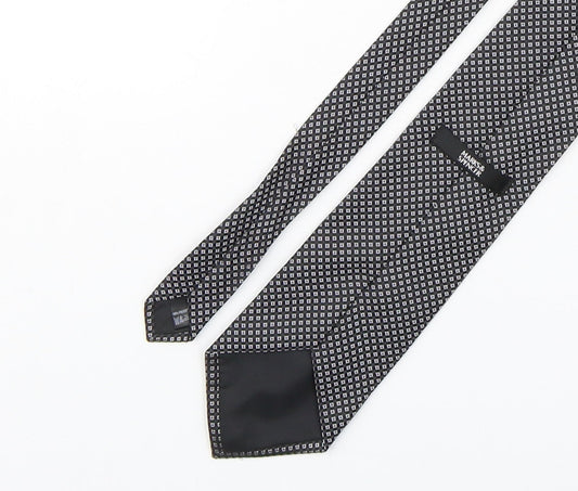 Marks and Spencer Mens Multicoloured Geometric Polyester Pointed Tie One Size