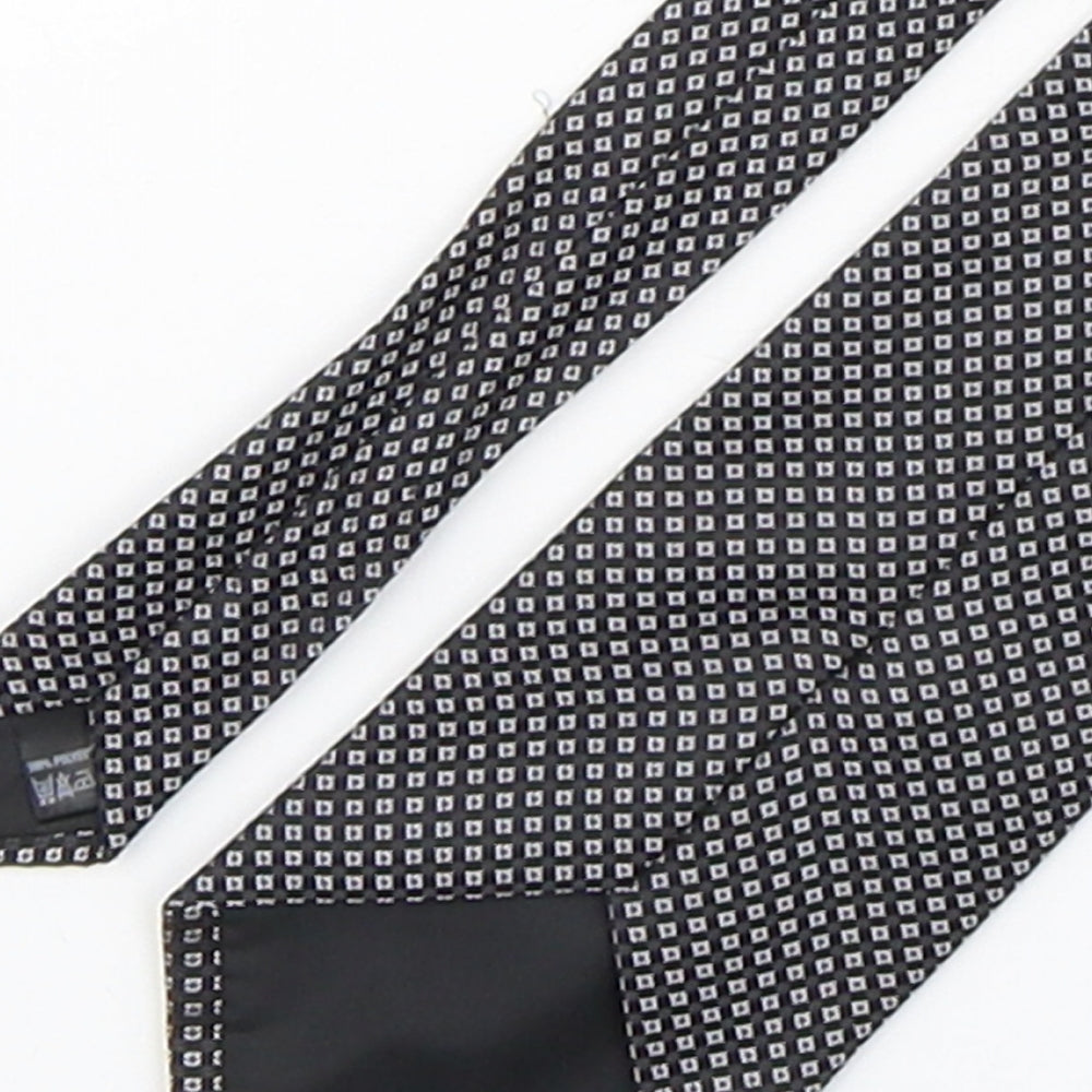 Marks and Spencer Mens Multicoloured Geometric Polyester Pointed Tie One Size