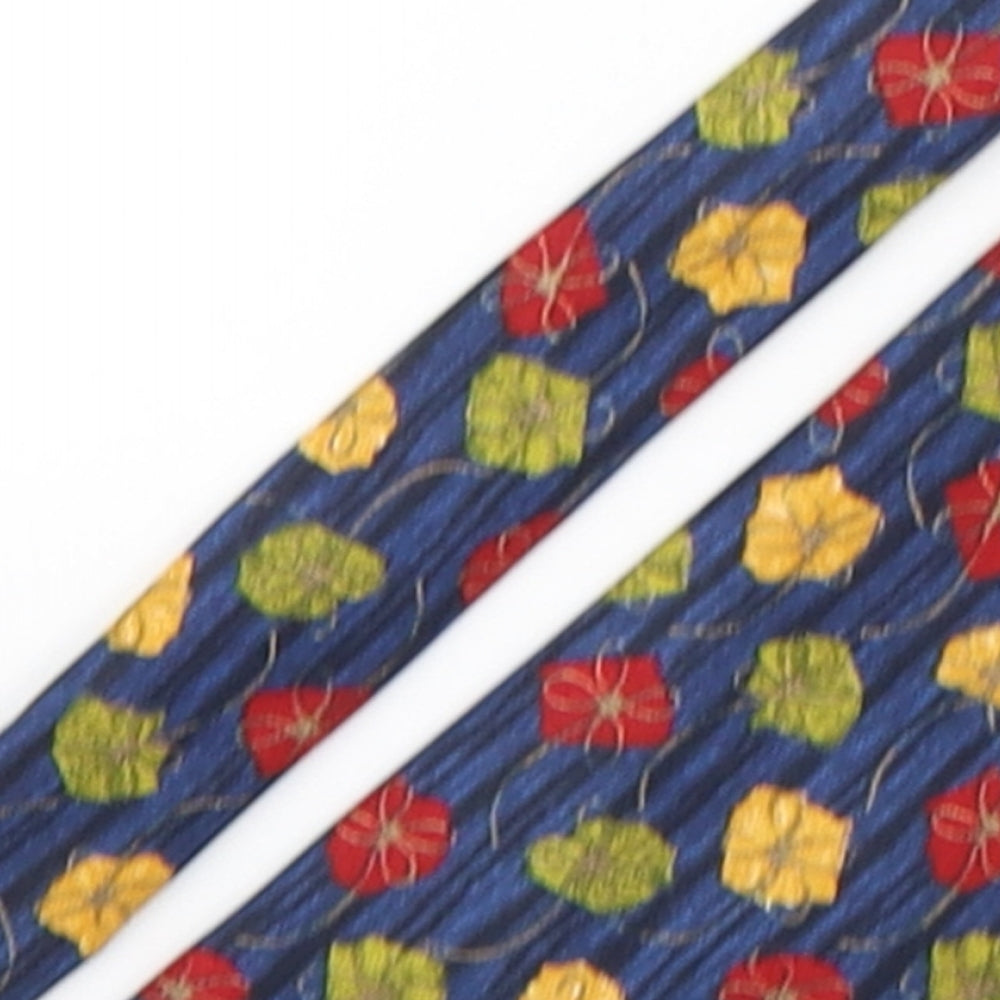 Marks and Spencer Mens Multicoloured Floral Silk Pointed Tie One Size