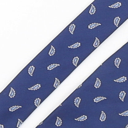 Mens ASOS Blue Paisley  Pointed Tie