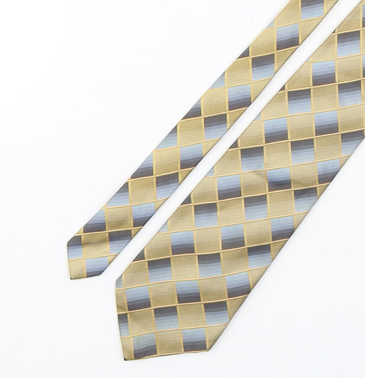 NEXT Mens Multicoloured Plaids & Checks Silk Pointed Tie One Size