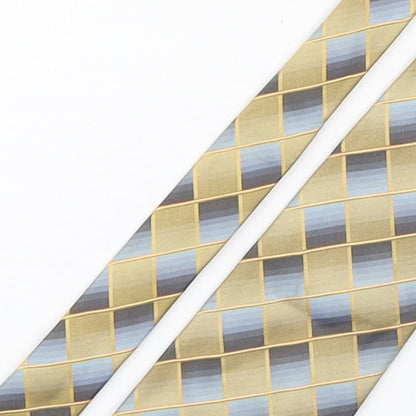 NEXT Mens Multicoloured Plaids & Checks Silk Pointed Tie One Size