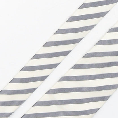 Milan Mens Multicoloured Striped Silk Pointed Tie One Size