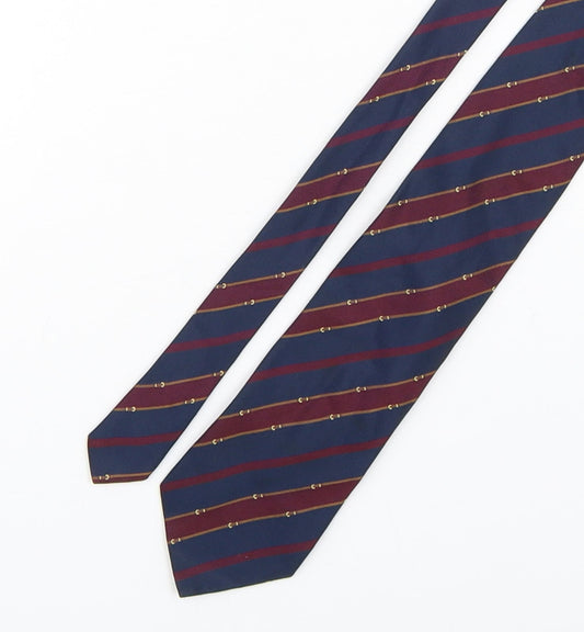 Mens Frangi Multicoloured Striped  Pointed Tie