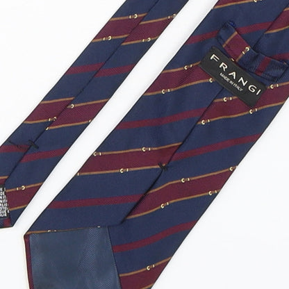Mens Frangi Multicoloured Striped  Pointed Tie