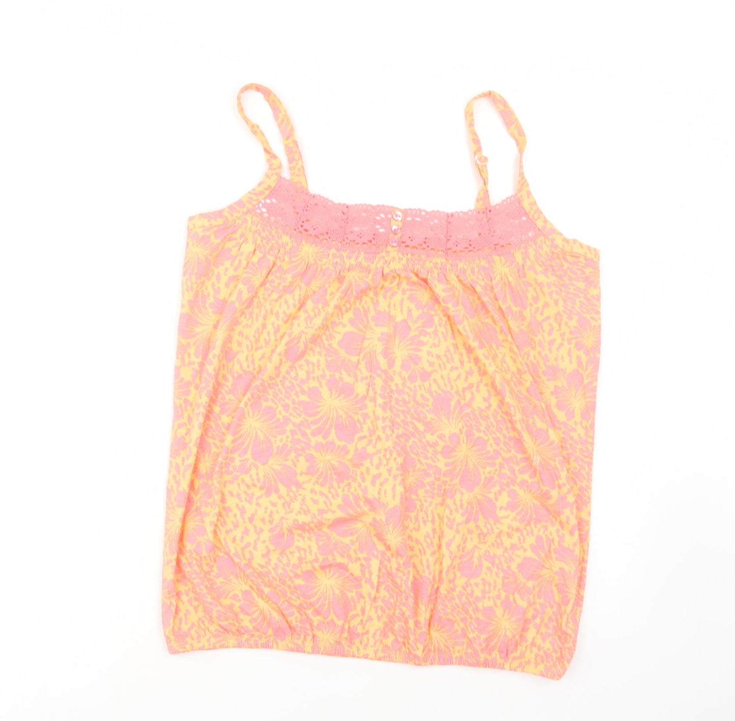 Womens UK Size 12 BHS Orange Camisole Blouse