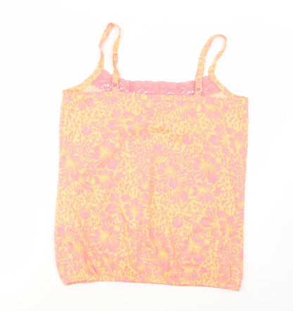Womens UK Size 12 BHS Orange Camisole Blouse