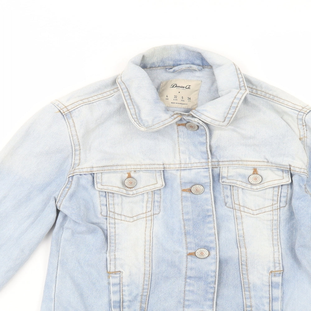 Womens UK Size 4 Denim Co. Blue Jacket