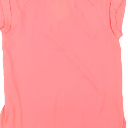 Womens UK Size 8 River Island Pink Basic Blouse