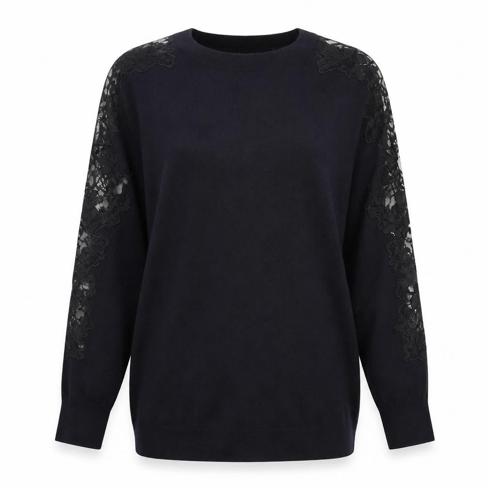 Womens UK Size 8 Warehouse Blue Pullover Jumper
