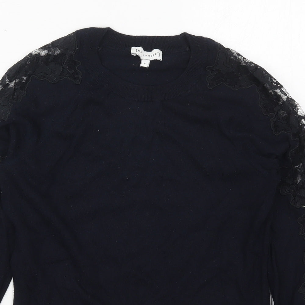 Womens UK Size 8 Warehouse Blue Pullover Jumper