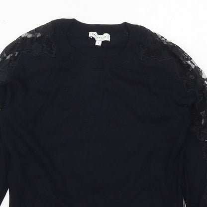 Womens UK Size 8 Warehouse Blue Pullover Jumper