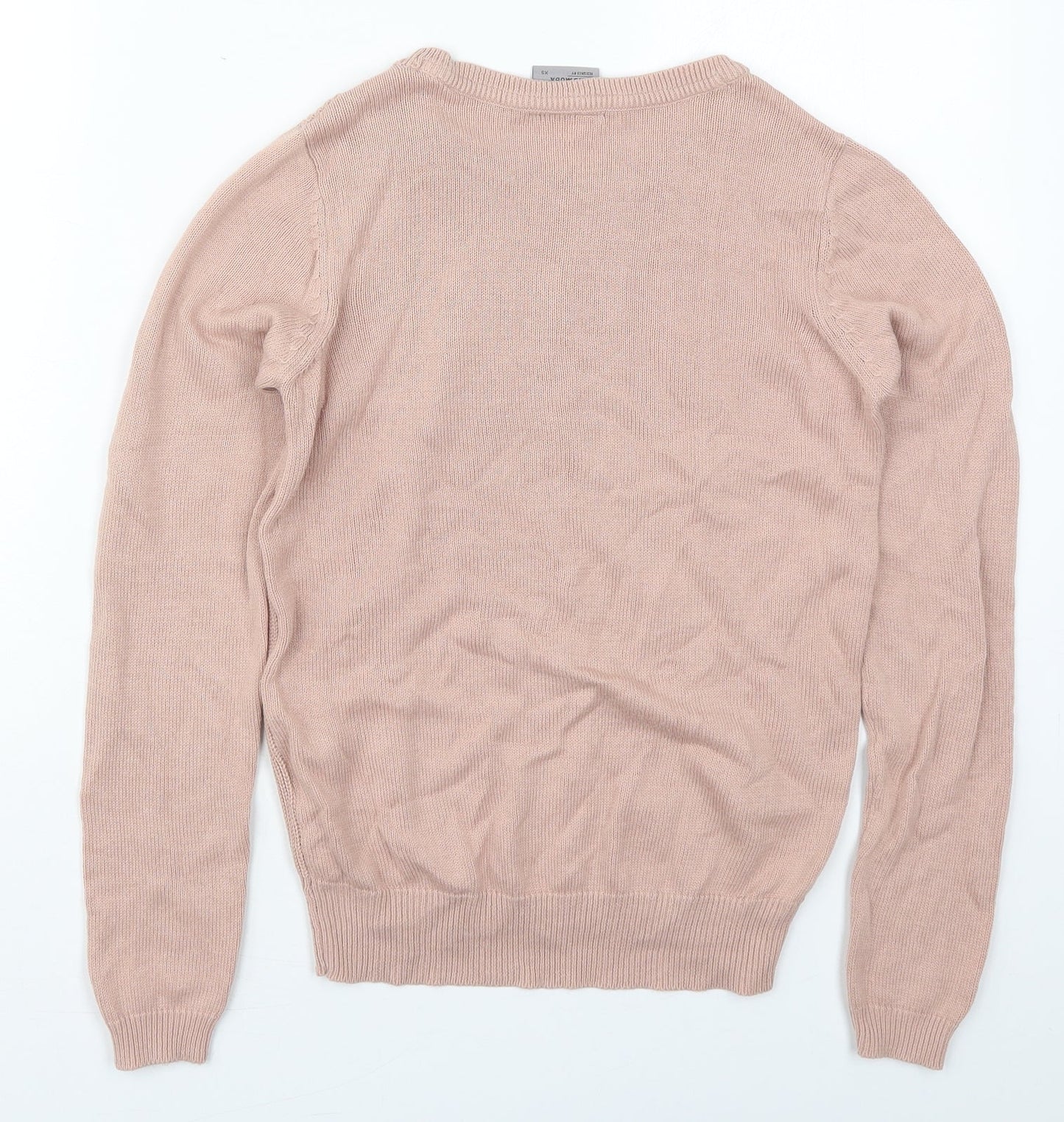 Womens UK Size XS VERO MODA Pink Pullover Jumper