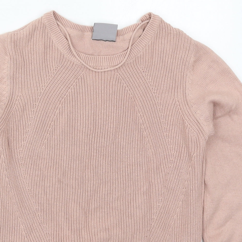 Womens UK Size XS VERO MODA Pink Pullover Jumper