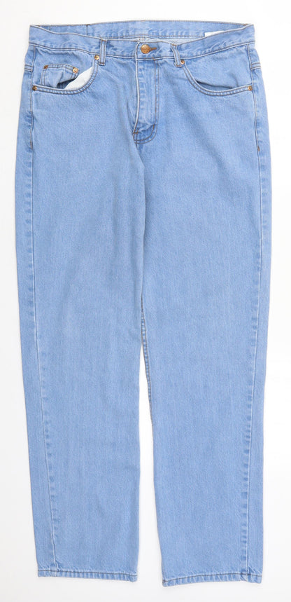 Womens UK Size 36 in Preworn Regular Fit Straight Blue Jeans