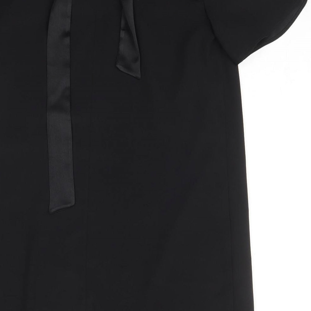 River Island Womens Black  Polyester Mini  Size 10  Round Neck Pullover