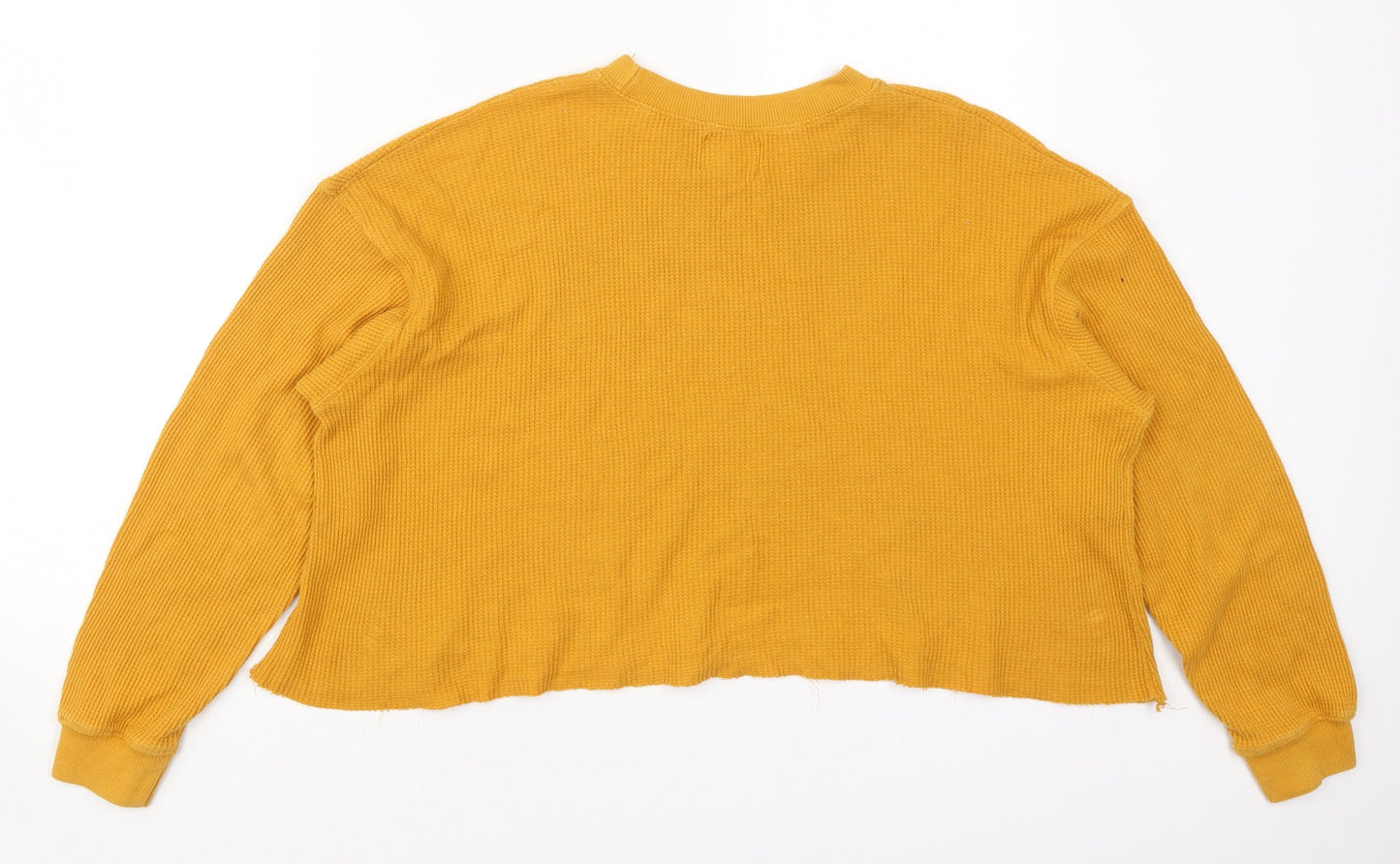 Pacific Republic Womens Yellow  Cotton Pullover Sweatshirt Size S  Pullover - California