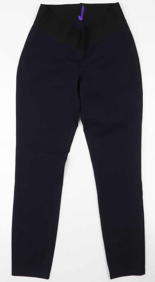 Womens UK Size 10 Preworn Slim Fit  Blue Trousers