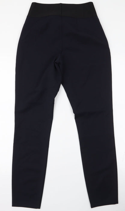 Womens UK Size 10 Preworn Slim Fit  Blue Trousers