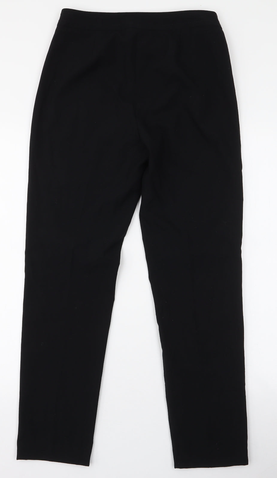 Marks and Spencer Womens Black  Polyester Trousers  Size 29 in L27.5 in Regular Zip