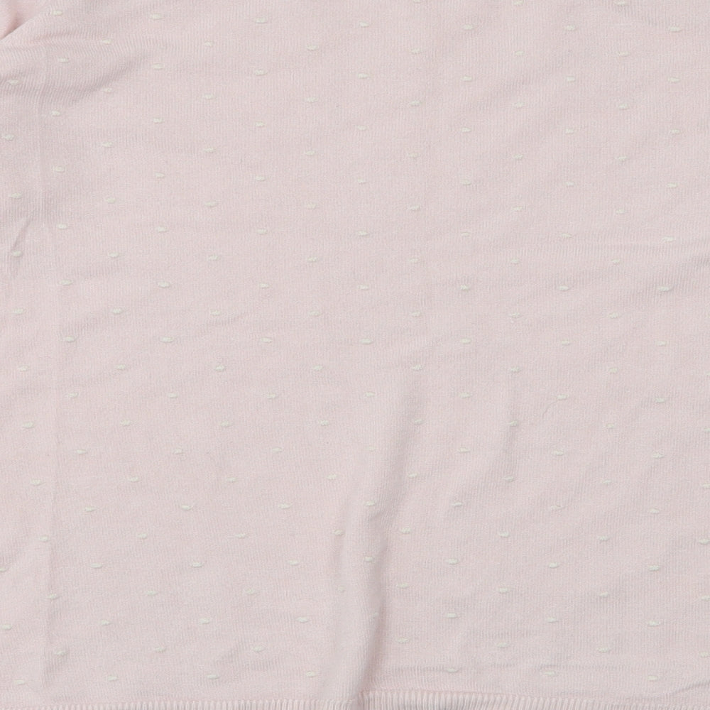 Womens UK Size S Mango Pink Pullover Jumper