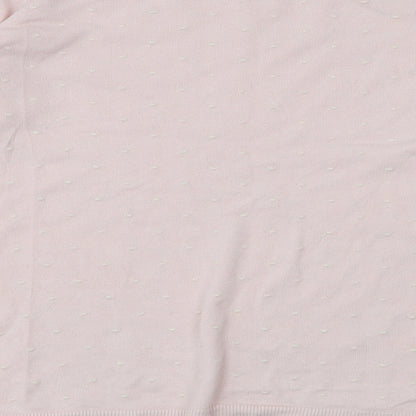 Womens UK Size S Mango Pink Pullover Jumper