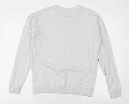 Tammy Girl Girls Grey  Cotton Pullover Sweatshirt Size 14-15 Years  Pullover