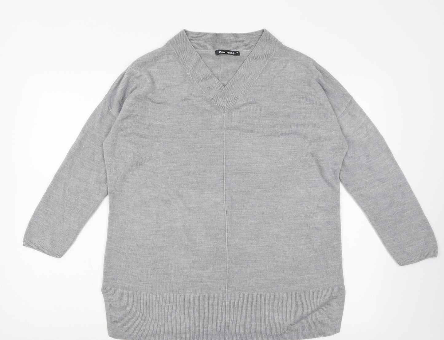 Womens UK Size M Bonmarché Grey Pullover Jumper