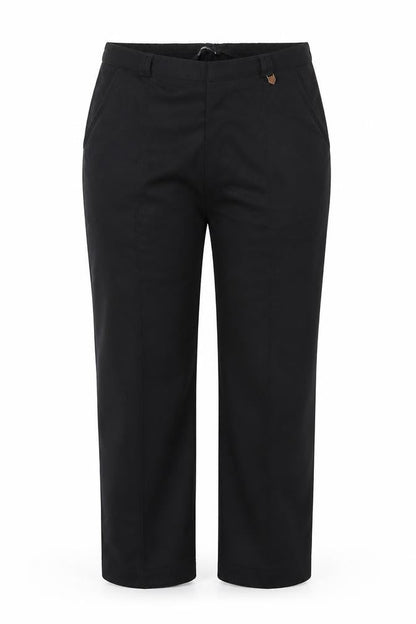 Bonmarché Womens Black Polyester Trousers Size 16 L24 in Regular