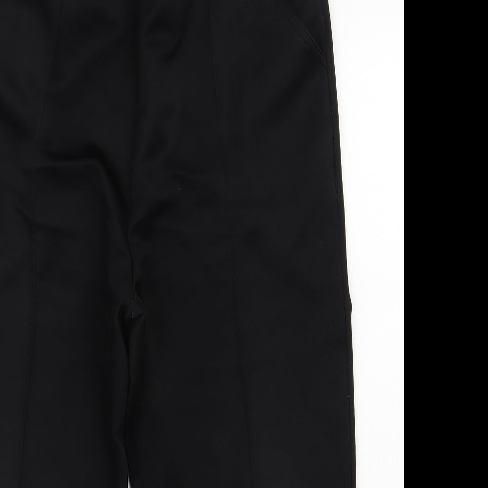 BM Womens Black  Polyester Trousers  Size 16 L24 in Regular