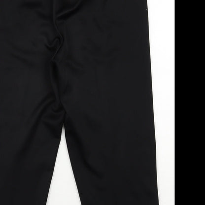 BM Womens Black  Polyester Trousers  Size 16 L24 in Regular