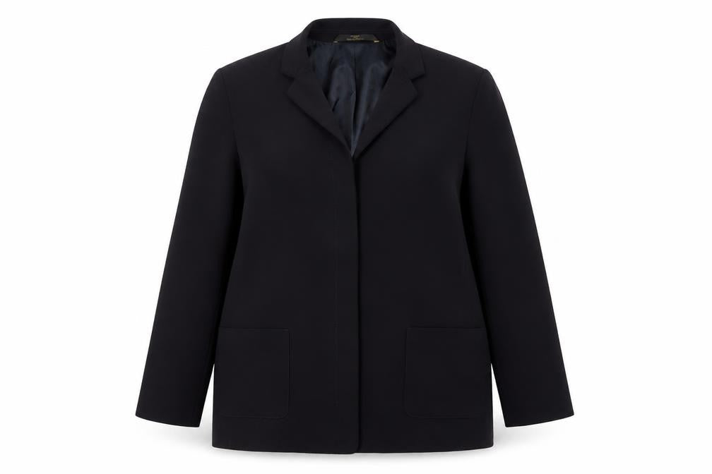 Marks and Spencer Womens Black  Polyester Jacket Blazer Size 16